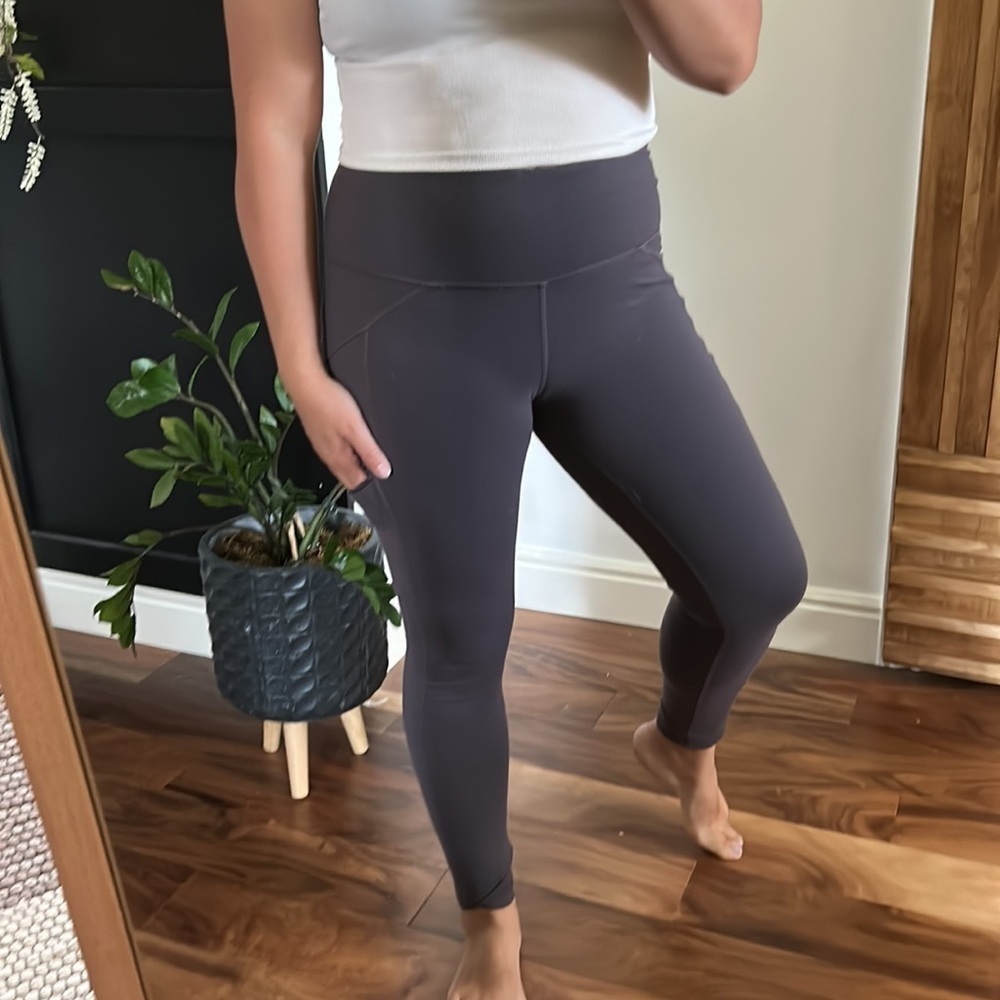 ATHLETA Brown Drifter Tight Ankle Fit Legging. Size S